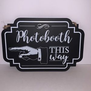 Beautiful Reception Photo Booth Sign